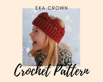 Crown Crochet Pattern PDF  - All sizes UK and US Terminology