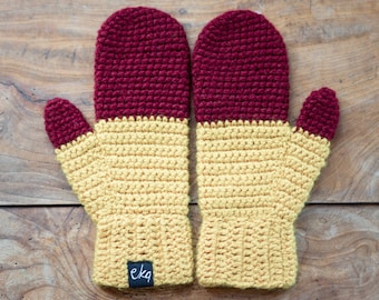 Dip-Dye Cosy Winter Mittens par Eka