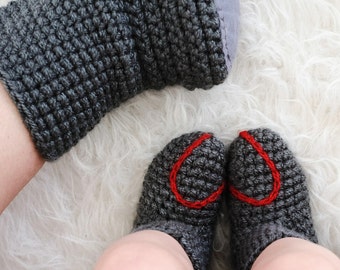 Heart Baby Booties Handmade Crochet
