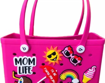 Bogg Bag Charm,Bag Button, Bogg Bag Tags, Bogg Bag Accessories,Mom Life Bogg Bag Charm,Baseball mama Bogg Bag Charm