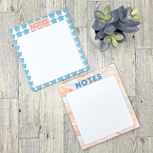 Notepads 2 pack, to do list notepads, gift for teacher, gift for coworker, office notepad