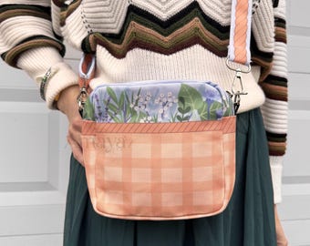 Flower Basket Bag - Kawaii, Mini Crossbody, Shoulder Bag, Apothecary, Simple Design