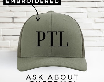 Embroidered Trucker Hat: Christian Faith Apparel
