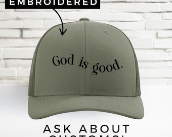 God is Good Hoed Christelijke Hoed Op Geloof Gebaseerd Cadeau