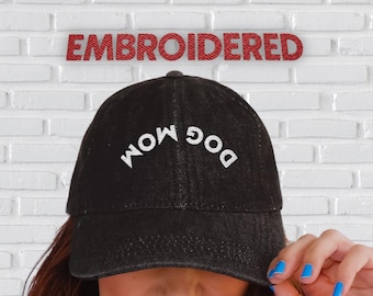 Dog Mom Hat Embroidered Dog Mom Cap Pet Lover Gift