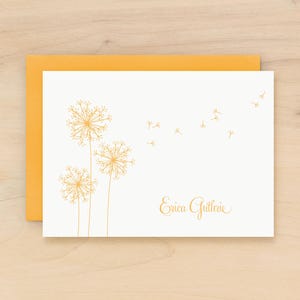 Dandelion Personalized Stationery Set | BREEZE image 1
