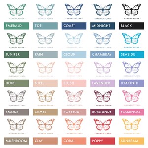 Personalized Stationery Set MONARCH Custom Note Card Butterfly Kids ...