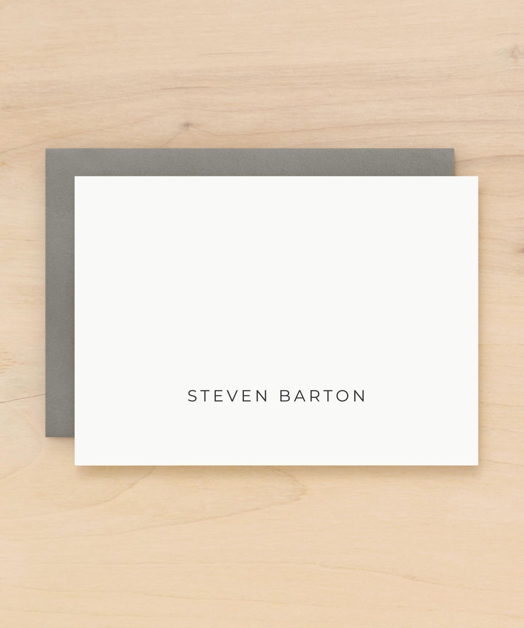 Professional Stationary Set Masculine Folded Custom Note Cards With