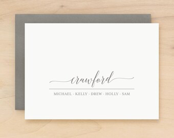 Personalized notecard set | Personalized stationery for couples | Custom stationary | Housewarming couples stationary set | GUILD