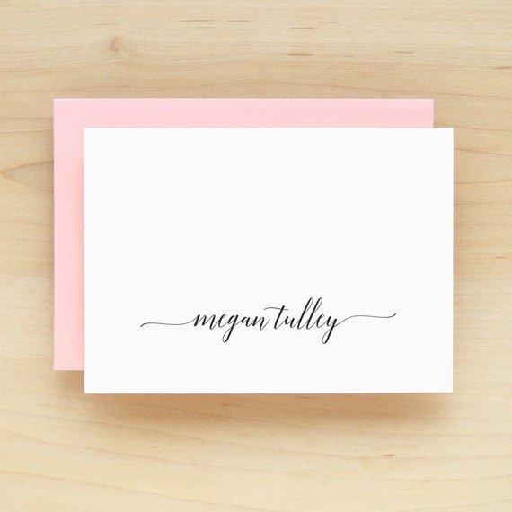 crescendo personalized stationery set