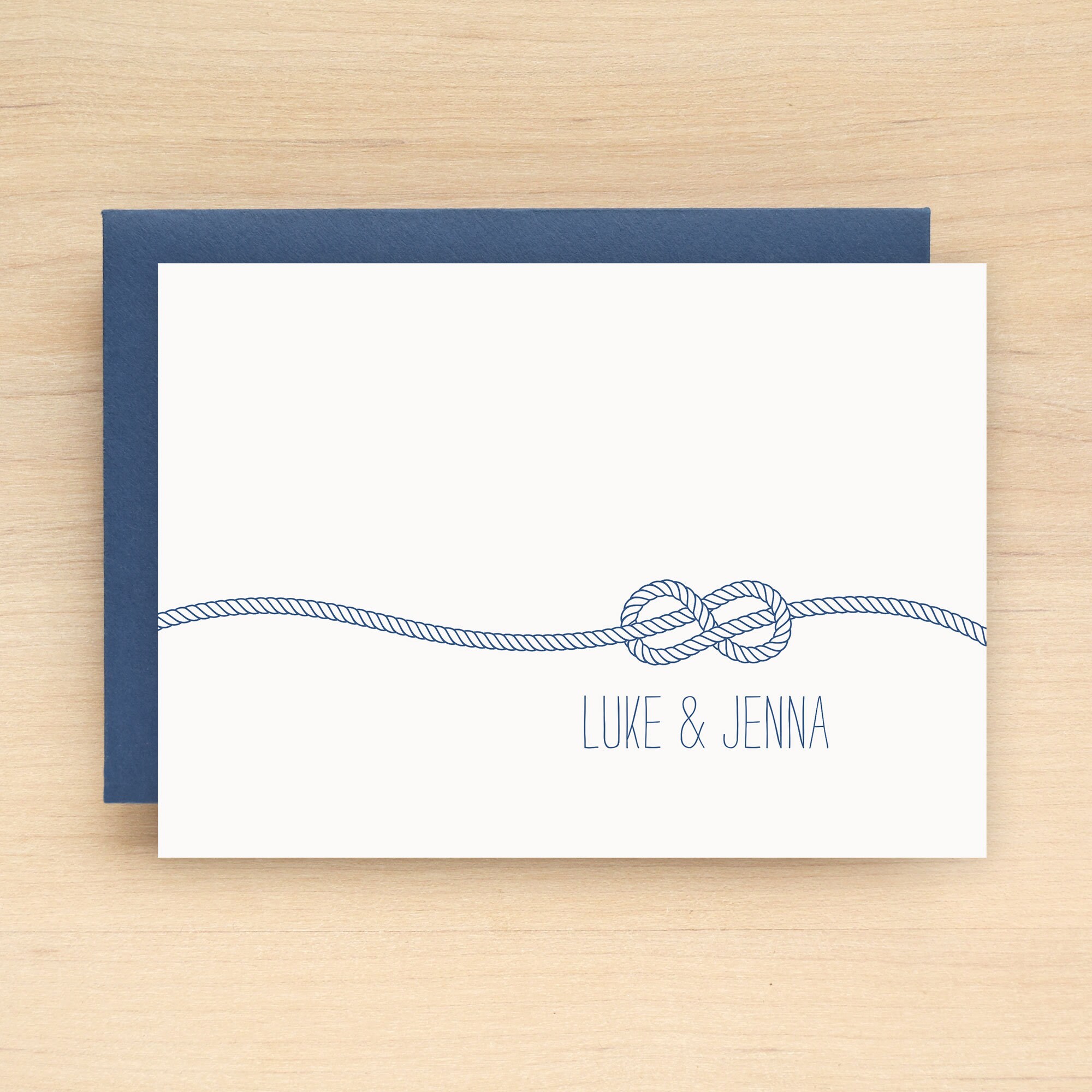 KNOT Personalized Stationery Set - Personalized Stationary Set - Cust…
