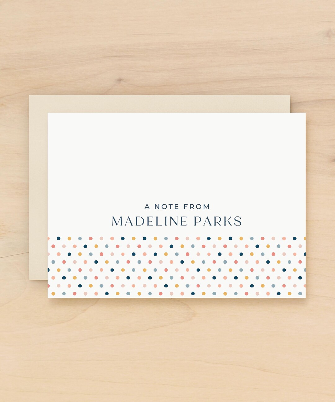 A Note From Folded Card | Custom Note Cards With Envelopes ...
