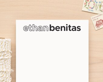 Personalized notepad for men, Custom notepad, Customized notepad, Memo pad, Personalized note pad, Custom note pad, Professional | INTREPID