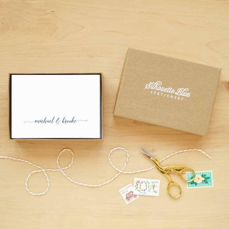 Couples Stationery Personalized Stationary for Couples Etsy