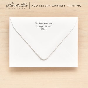 Envelope Return Address Printing