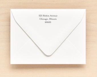 Envelope Return Address Printing