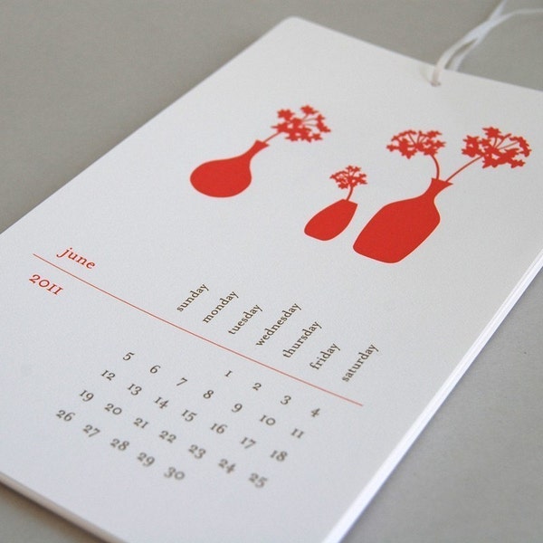 2011 Hanging Calendar