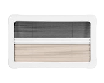 Pleated blind clip for campers – anti-slip solution for Adria Twin windows | 3D printed | Set of 2 including adhesive pad