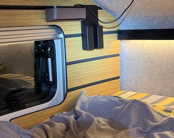 Smartphone Holder Pocket for HYMER ML-T 570 580 CrossOver | Vertical | Multifunctional Rail | Smartphone Holder for Campervans | from 2024 onwards