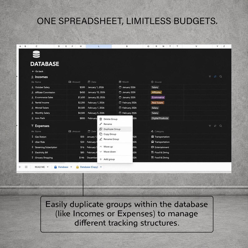 Advanced Finance Tracker Notion Template | Digital Budget Planner ...