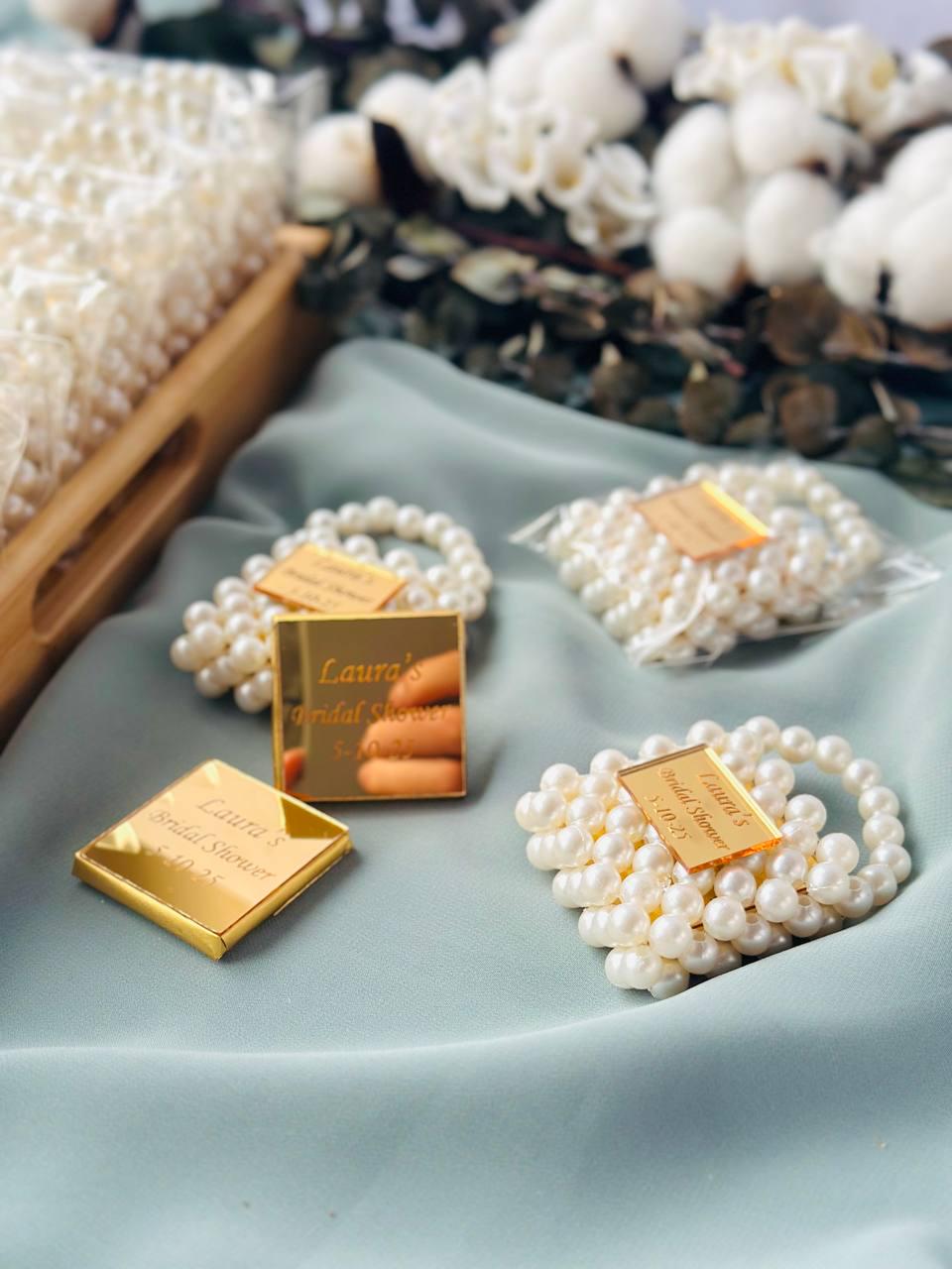 Mini Pearl Bag, Premium Chocolate, Premium Handmade Wedding Favor, Luxury Bridal Shower Gift, Personalized Pearl Clutch, Pearl Purse Favor