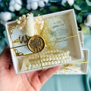 Prezenty islamskie, Zestaw prezentów Mini Quran Tasbih, Prezenty ślubne, Prezenty na przyjęcie islamskie, Prezenty ślubne muzułmańskie, Zestaw islamski, Pudełko prezentowe Eid, Prezent na Nikkah