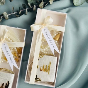 Islamische Geschenke, Mini Koran Tasbih Geschenkbox, Islamische Babygeschenke, Ramadan Geschenk, Eid Geschenk, Umrah Hajj Gefälligkeiten, Gebetsgeschenk, Muslimisches Hochzeitsgeschenk