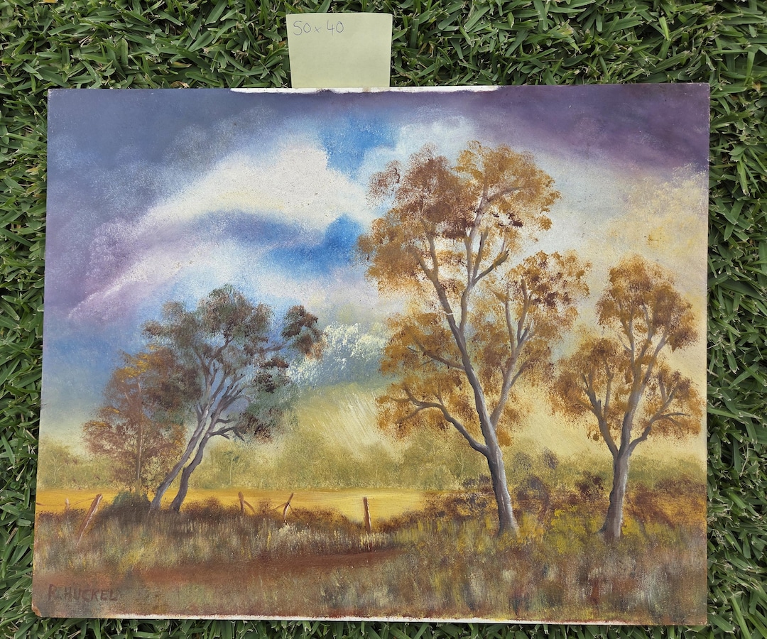 Hand Painted Australian Landscape Art - Etsy