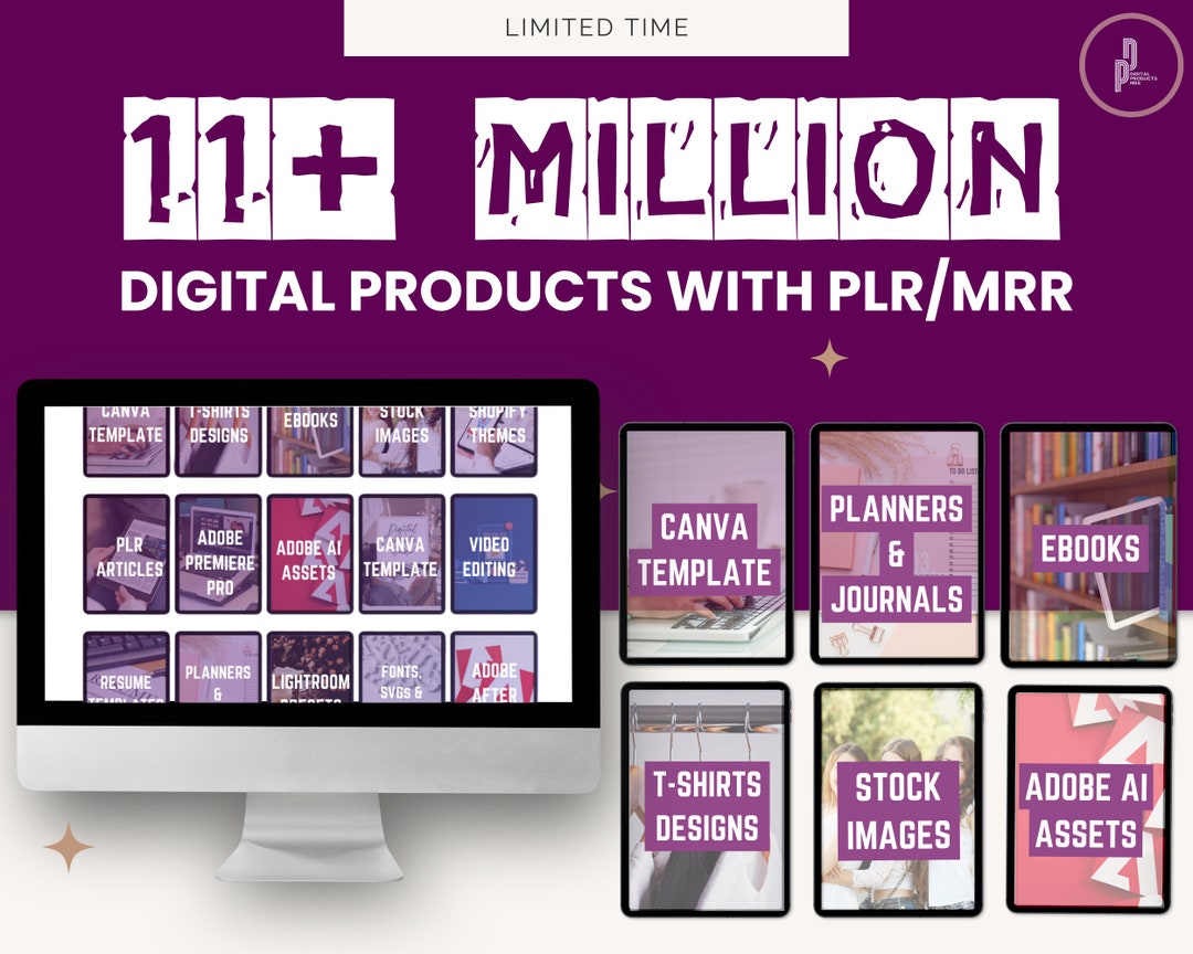 11M+ Digital Products Bundle With Private Label Rights(plr), Master ...