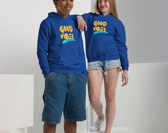 Good Vibes unisex Youth heavy blend hoodie