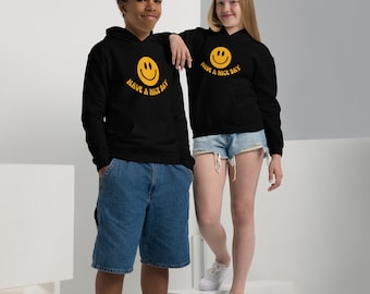 Have A Nice Day Happy Face Youth heavy blend hoodie