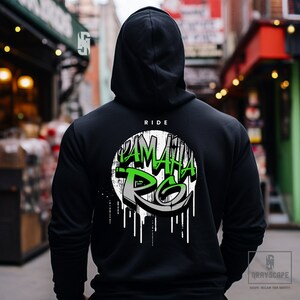 Yamaha R1 Unisex Motorcycle Hoodie. Streetwear Hoodie. Back Print Hoodie. Motorcycle Lover. Aesthetic Motorcycle Hoodie. Motogp Graphic. Etsy