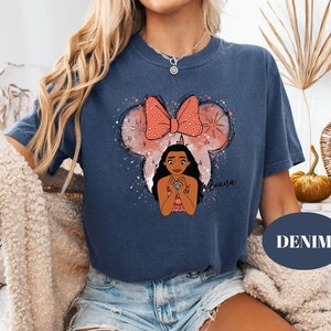 Comfort Colors® Disney Princess Shirt, Cinderella, Snow White Tee, Little Mermaid Tee, Rapunzel Tee, Aurora Shirt, Moana Tee, Mickey Castle