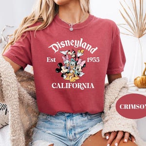 Comfort Colors® Disneyland California T Shirt, Disneyland Est. 1955 Shirt, Disneyworld Shirt, Disney Mickey Shirt, Mickey And Friends Shirt