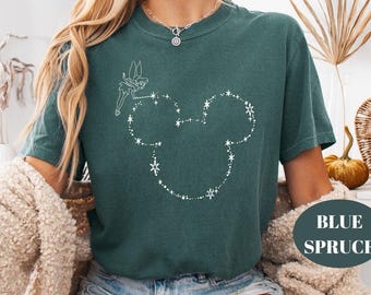 Comfort Colors Disney Tinkerbell Shirts, Disneyworld T-Shirt, Disney Couple Tee, Disneyland Family Tees