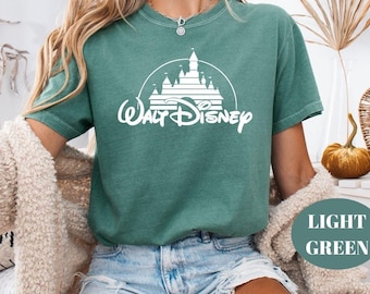 Comfort Colors Disney Castle Tee, Retro Disneyworld Family Shirt