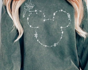 Comfort Colors® Tinkerbell Disney Family Sweater, Disney Trip 2026, Disney Family Vacation