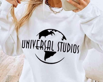 Disney Universal Studios Inspired Sweatshirt - Theme Park Vacation Crewneck Travel Outfit Gift