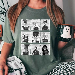 Comfort Colors Disney Villains Halloween T-Shirt