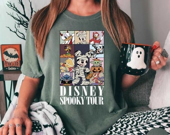 Comfort Colors Disney Halloween Shirt, Disney Spooky Tour Tee