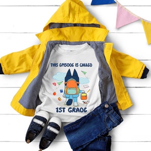 Blue Dog Back To School Pre-K Shirts, This Episode Is Called Pre-K Tee, Blue Back To School Shirt, Blue Dog Shirt, Blue Squad Group Shirts