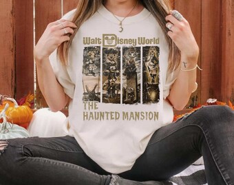 Vintage Haunted Mansion Tee, Disney Halloween Shirt