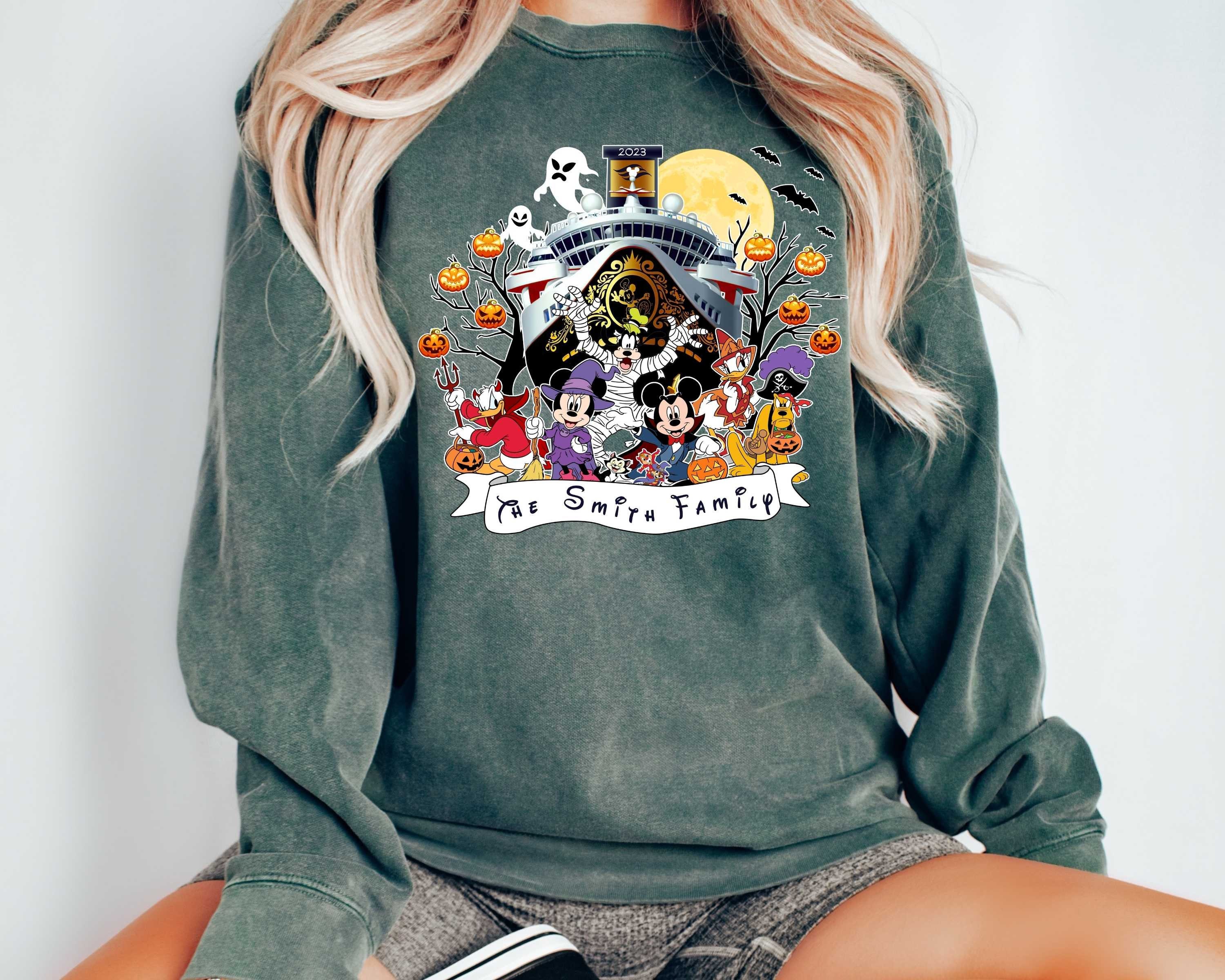 Mickey Mouse Costume Boo Horror Halloween Comfort Colors T-shirt ...