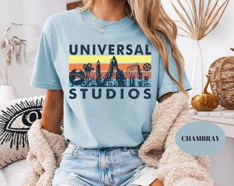 Universal Studios Comfort Colors® Shirts, WDW Family Trip Tshirts, Disneyland Vacation Tees, First Disney Trip T-Shirts, Magic Kingdom Tees
