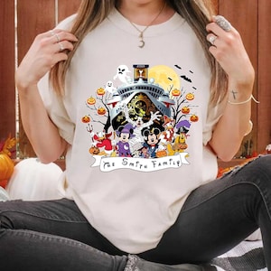 Mickey Mouse Costume Boo Horror Halloween Comfort Colors T-shirt, Disney Mickey&#39;s Not So Scary Party Tee, Disneyland Family Spooky Season