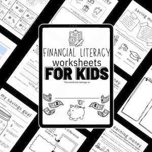 Kids Financial Literacy Workbook | Money Activities for Children | Printable Budgeting Worksheets | Homeschool & Classroom PDF