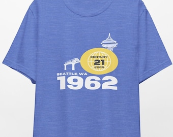 Seattle Fair Shirt  - 1960s Vintage Style Shirt - Seattle Tshirt - Unisex Jersey Shirt - Bella+Canvas - seattle vintage - PNW