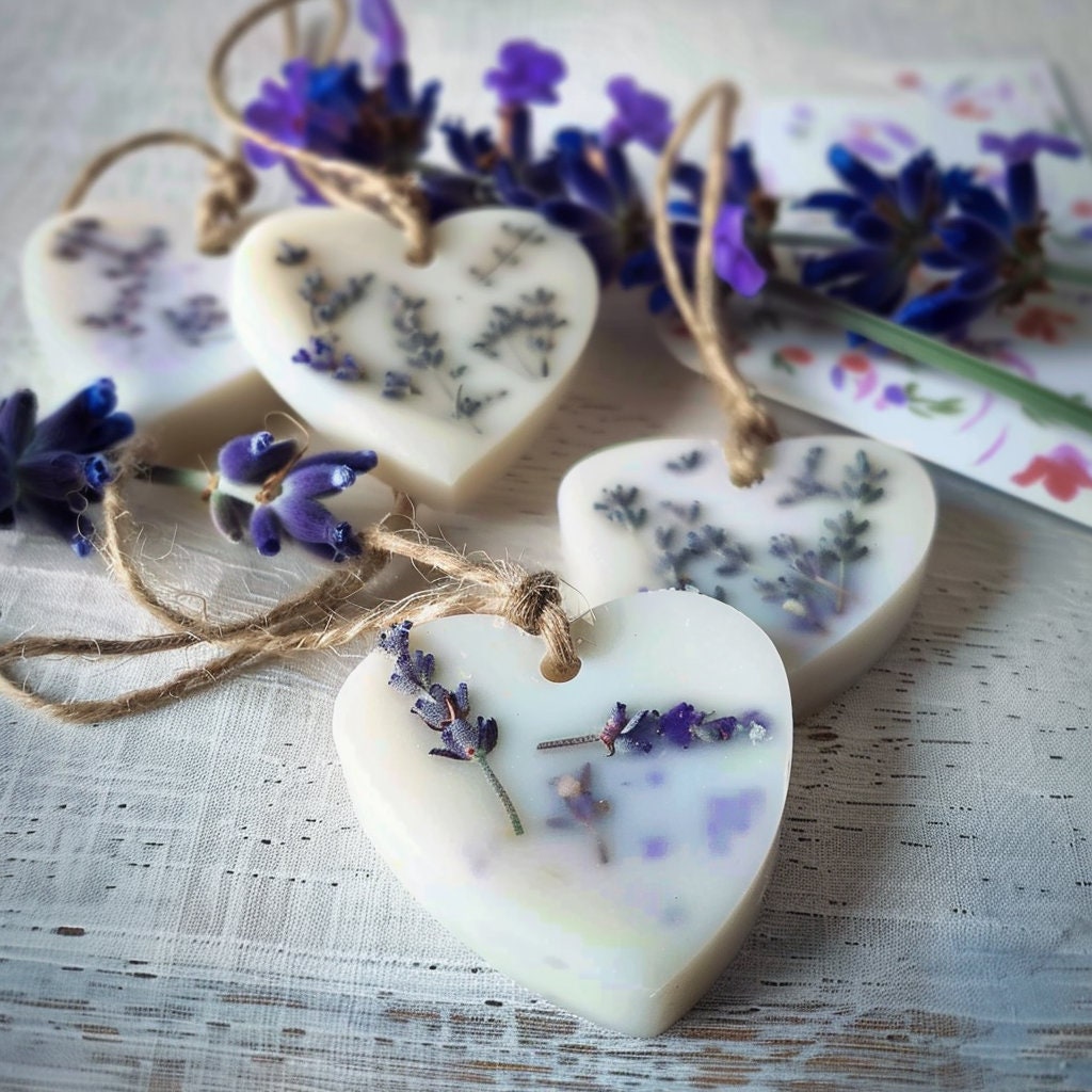 Soy Wax Sachets: Elegant Floral Air Fresheners for Wedding Favors and ...