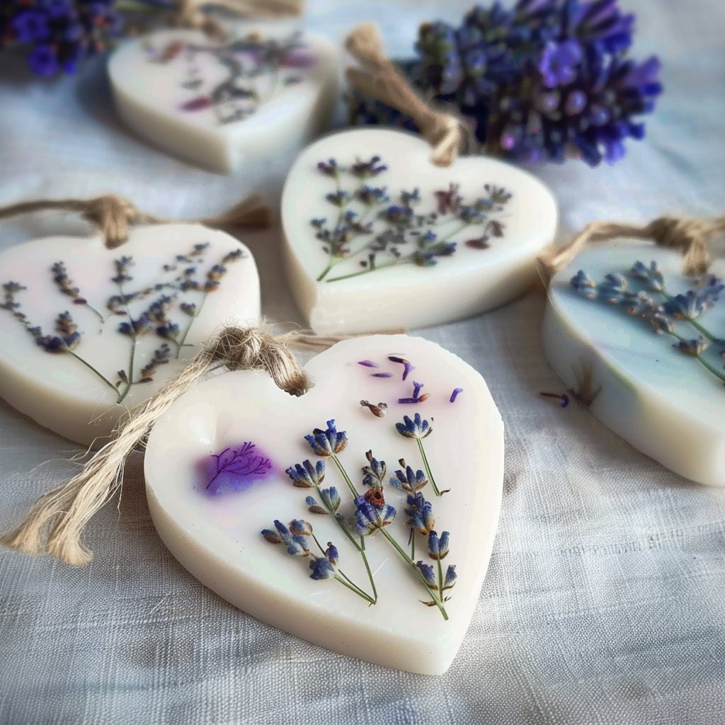 Soy Wax Sachets: Elegant Floral Air Fresheners for Wedding Favors and ...