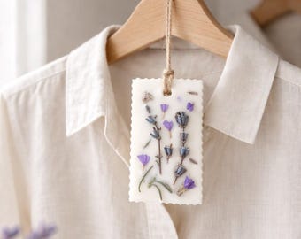 Schrankerfrischer Lavendel, Schranklufterfrischer, Schubladenlufterfrischer, Sojawachsbeutel, Wäscheschrankdeodorant, Raumduft 4er Set